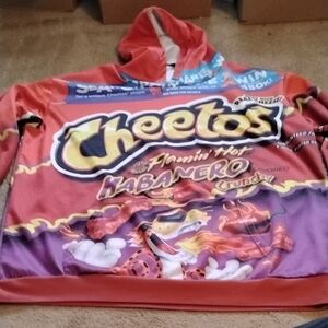 Chester Cheetah Cheetos Flamin' Hot Habanero All Over Print Hoodie - Red